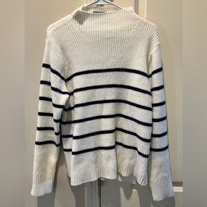 Lulu’s XL Navy and White Striped Sweater